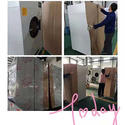 20kg烘干机洗脱机四台发往福建